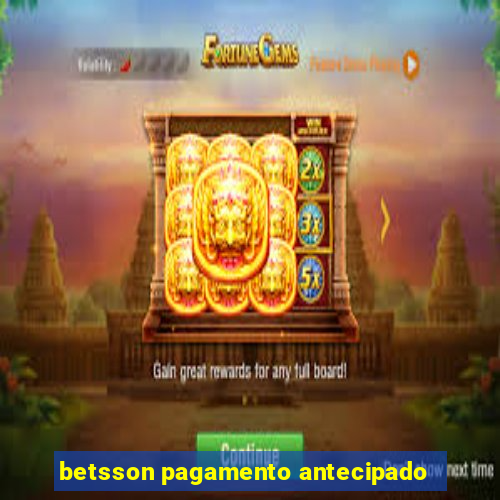 betsson pagamento antecipado